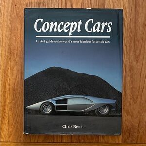 Concept Cars — Blue Cover Hardcover Book by Chris Rees